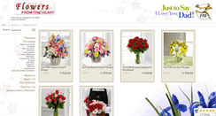 Desktop Screenshot of flowersfromtheheartflorist.net